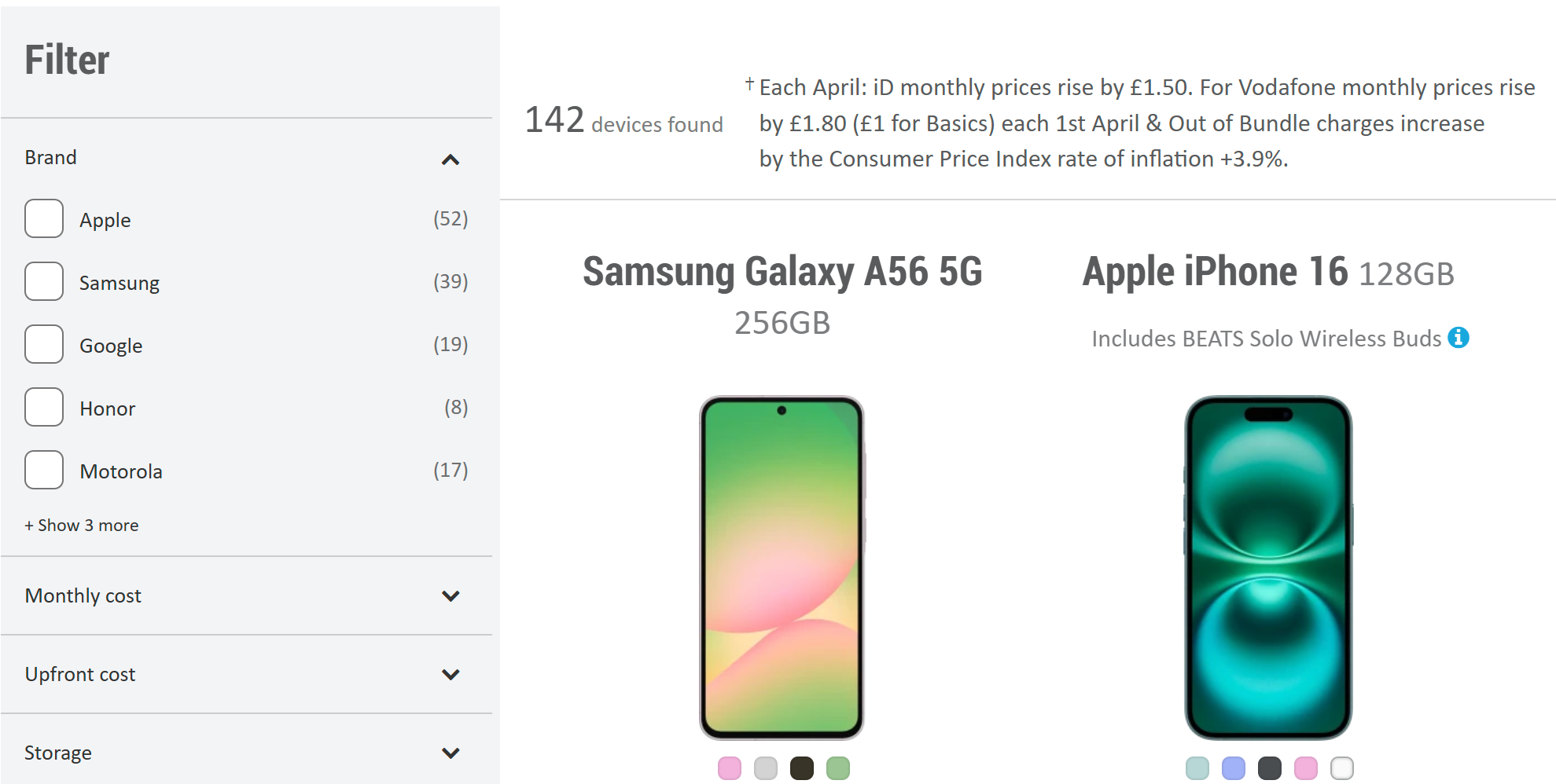 Improving filter performance and usability at Carphone Warehouse
